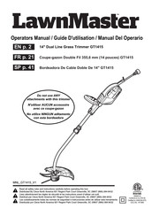 LawnMaster GT1415 Guide D'utilisation