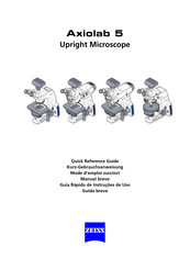 Zeiss Axiolab 5 Mode D'emploi