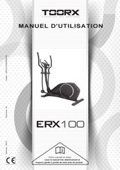 toorx ERX 100 Manuel D'utilisation