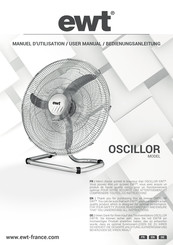 EWT OSCILLOR Manuel D'utilisation