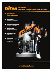 Triton MOF001 Instructions D'utilisation