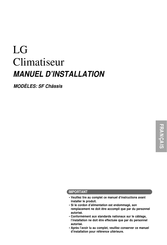 LG SF Châssis Manuel D'installation