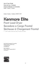 KENMORE ELITE 417.9110 Guide D'utilisation