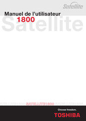 Toshiba Satellite 1800 Série Manuel De L'utilisateur