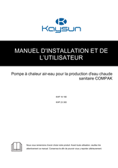 Kaysun KHP 23 300 Manuel D'installation Et De L'utilisateur