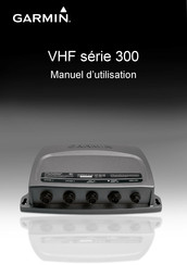 Garmin VHF 300 Manuel D'utilisation