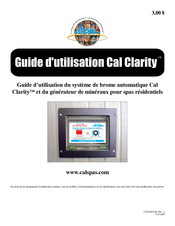 Cal Spas Cal Clarity Guide D'utilisation