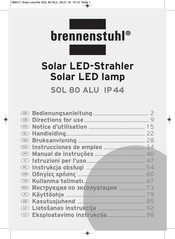 Brennenstuhl SOL 80 ALU IP 44 Notice D'utilisation