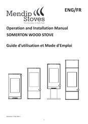 Mendip Stoves SOMERTON Guide D'utilisation Et Mode D'emploi
