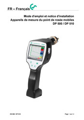 CS Instruments DP 510 Mode D'emploi