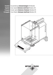 Mettler Toledo XS Guide Rapide