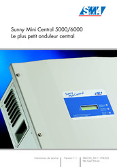 SMA Sunny Mini Central 5000 Instructions De Service