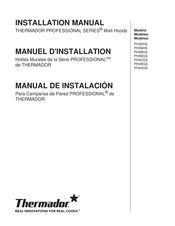 Thermador PROFESSIONAL PH36GS Manuel D'installation