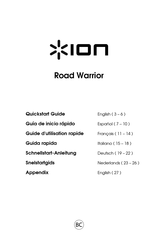 ION Road Warrior Guide D'utilisation