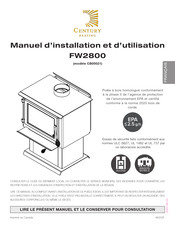 Century Heating FW2800 Manuel D'installation Et D'utilisation