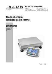 Kern IFB Série Mode D'emploi