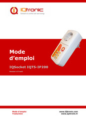 iQtronic IQSocket IQTS-IP200 Mode D'emploi