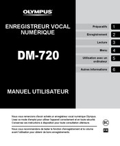 Olympus DM-720 Manuel Utilisateur