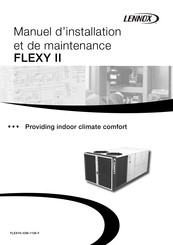 Lennox FLEXY II Manuel D'installation Et De Maintenance