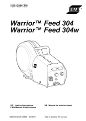 ESAB Warrior Feed 304 Manuel D'instructions