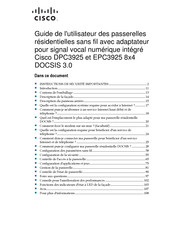 Cisco DPC3925 Guide De L'utilisateur