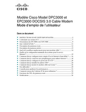 Cisco EPC3000 Mode D'emploi