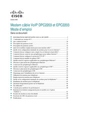 Cisco DPC2203 Mode D'emploi