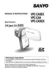 Sanyo VPC-CA9EX Manuel D'instructions