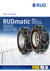 RUD RUDmatic Extra Grip Instructions De Montage