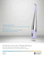 Dentsply Sirona Nupro Freedom Mode D'emploi