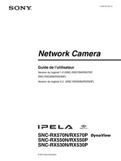 Sony IPELA SNC-RX550P Guide De L'utilisateur
