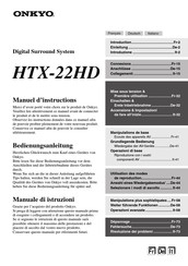 Onkyo HTX-22HD Manuel D'instructions