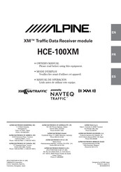 Alpine HCE-100XM Mode D'emploi