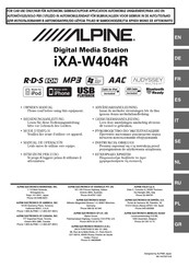 Alpine iXA-W404R Mode D'emploi