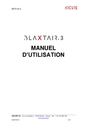 ARCURE Blaxtair 3 Manuel D'utilisation