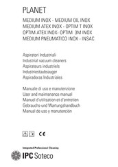 IPC Soteco PLANET OPTIM 3M INOX Manuel D'utilisation