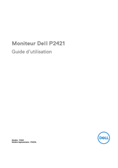 Dell P2421 Guide D'utilisation