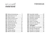 Heraeus Signum metal bond Mode D'emploi