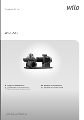 Wilo SCP 125-330 HA Notice De Montage Et De Mise En Service