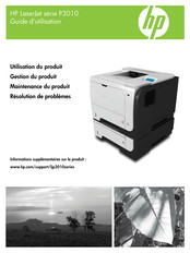 HP LaserJet P3010 Série Guide D'utilisation