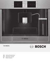 Bosch TCC78K751 Mode D'emploi