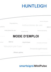 Huntleigh Smartsigns MiniPulse Mode D'emploi