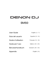 Denon DJ SM50 Guide D'utilisation