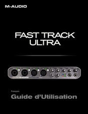 M-Audio Fast Track Ultra Guide D'utilisation
