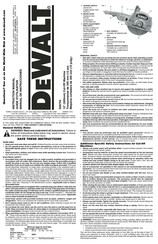 DeWalt D28754 Guide D'utilisation