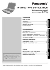 Panasonic CF-74 Série Instructions D'utilisation