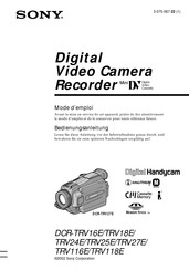 Sony Handycam DCR-TRV25E Mode D'emploi