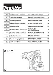 Makita DHR171 Manuel D'instructions