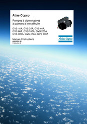 Atlas Copco GVS 470A Manuel D'instructions