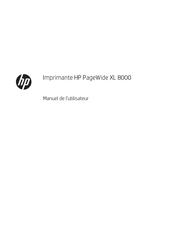 HP PageWide XL 8000 Manuel De L'utilisateur